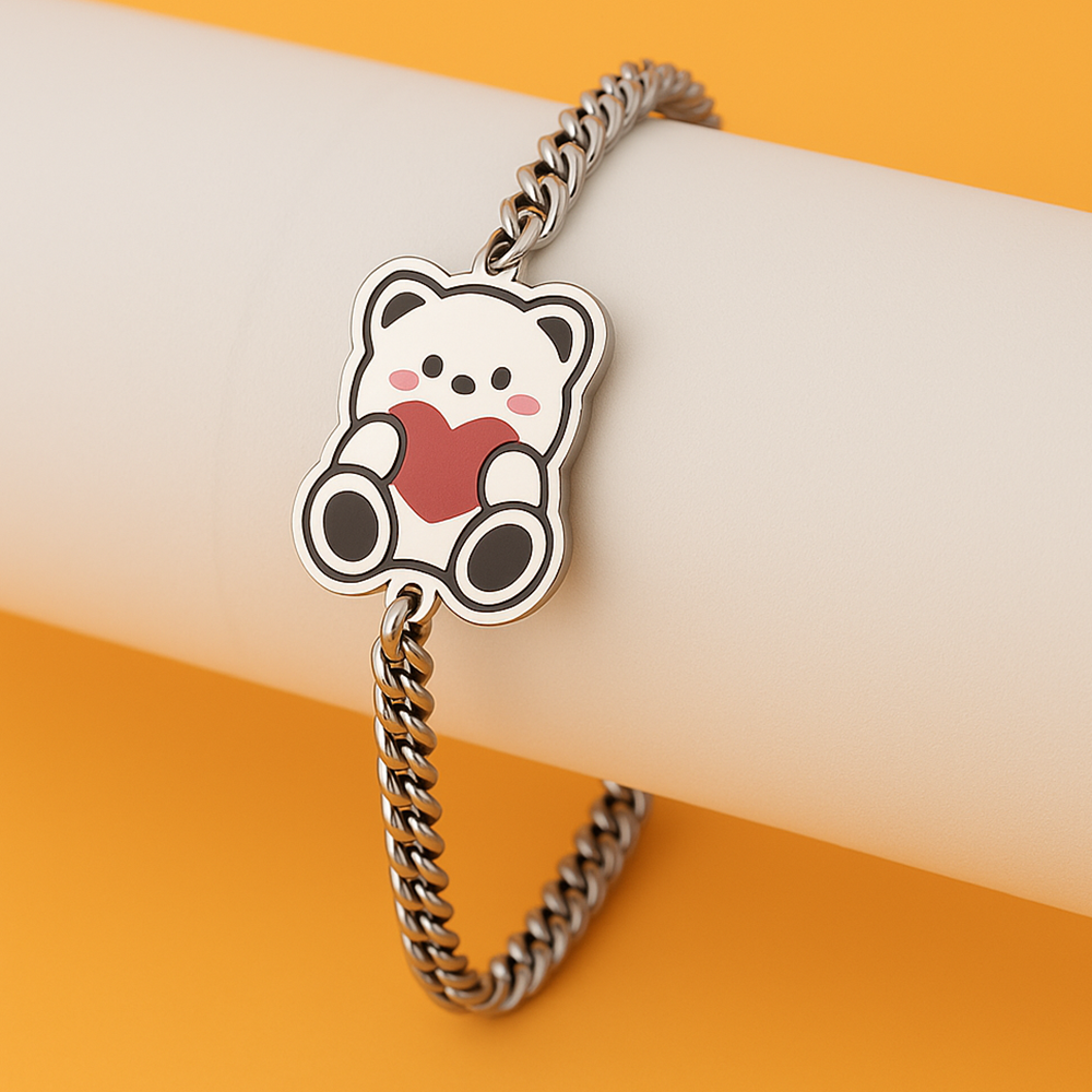 하고미와 하토미 써지컬 미아방지 팔찌 아기 유아 어린이 곰 토끼