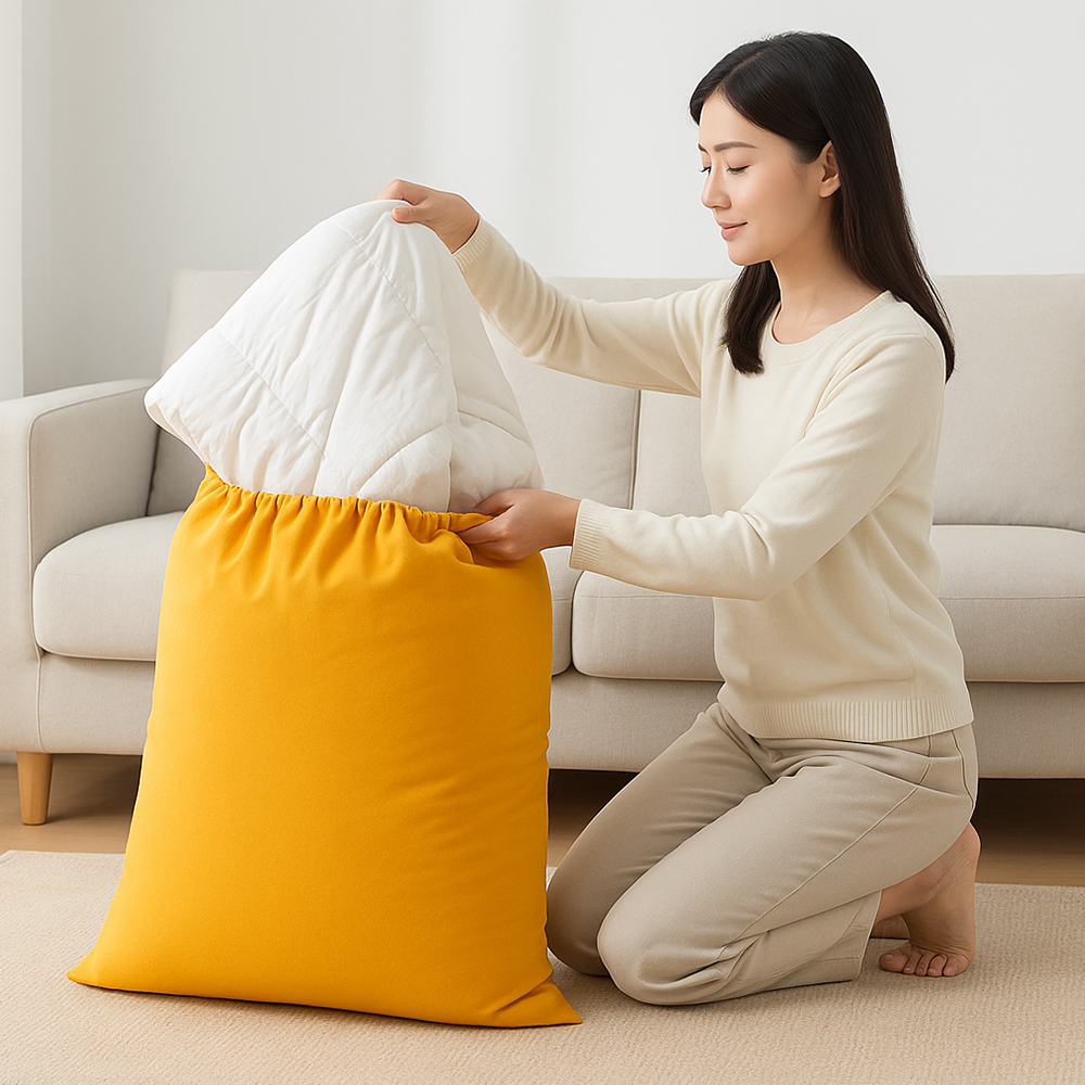 대형 이불 정리함 가방 정리 이불 수납함 보관 가방 파우치