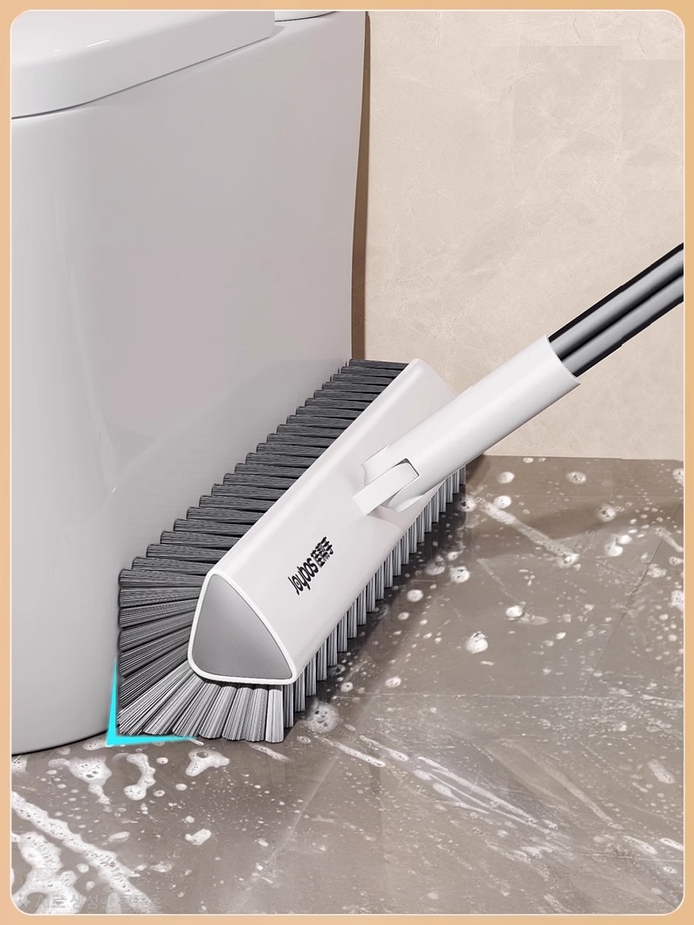 화장실바닥솔 틈새청소솔 청소용품 욕실밀대 화장실밀대 욕실브러쉬