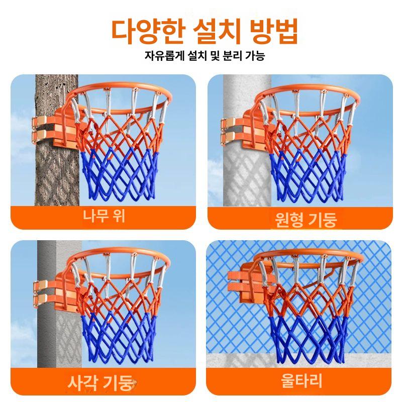 이동식농구골대 기둥 거치형 골대 사이즈 강화 속빈형 타공 설치 성인 실속형 7호 확장 볼트 - 상세 이미지 4