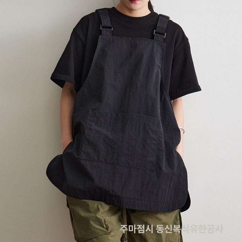 숏앞치마 작업복 작업 조끼 군녹색 방수 실 짧은 타실론 공방 스트 블랙 올리브그린