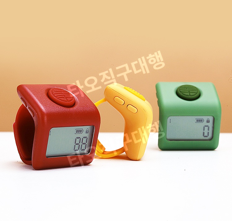손가락카운터 미니 전자 휴대용 숫자 계수기 디지털 - 상품 이미지