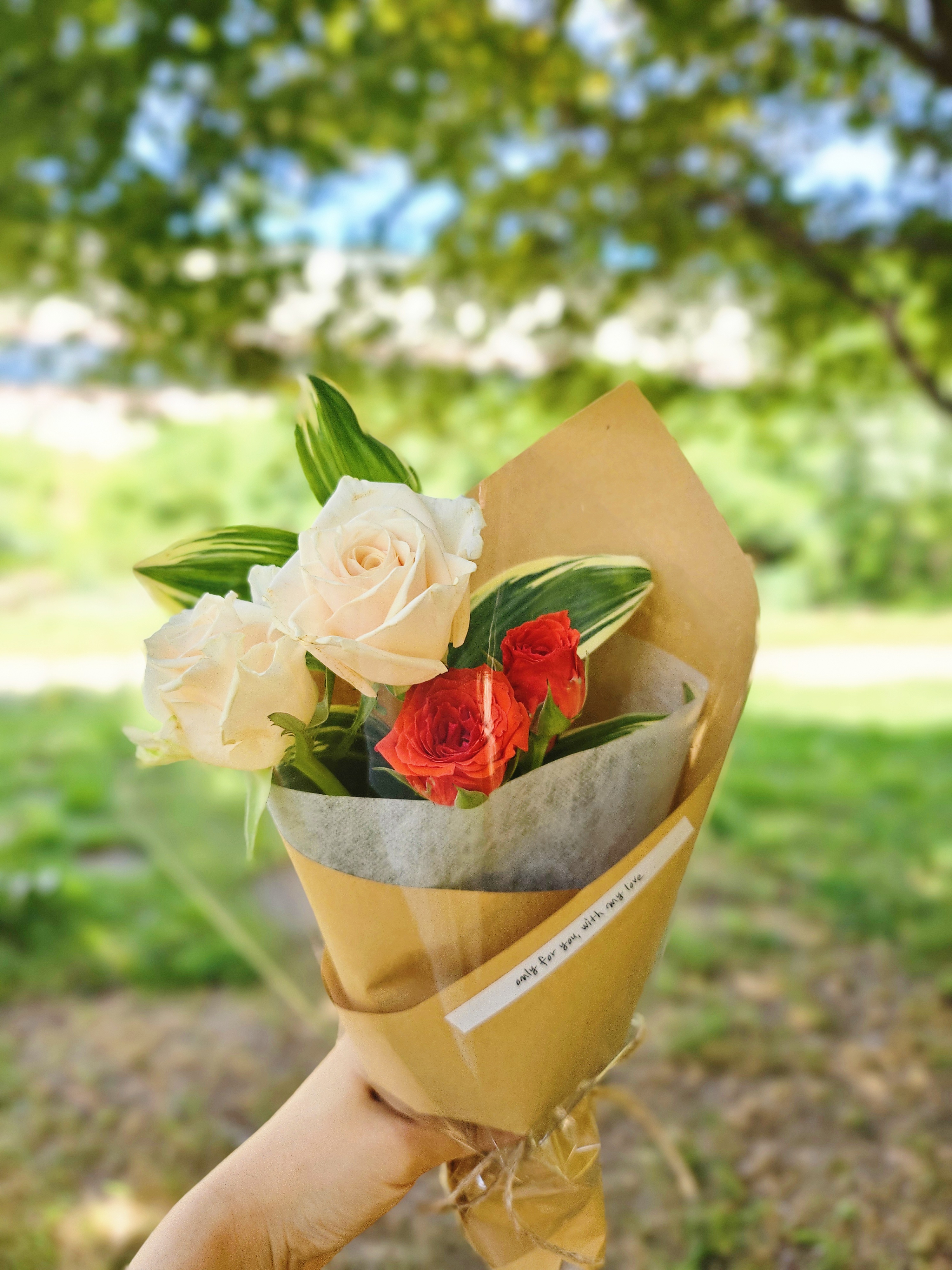 마음꽃히다 생화 꽃다발 크라프트지 포장 미니다발 양재꽃시장 생화택배 생일 - 상세 이미지 2