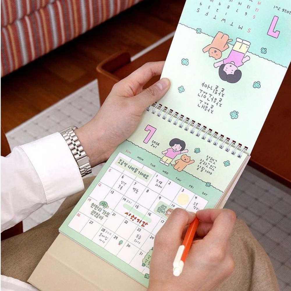 2025년 하반기달력 2026년 탁상 달력 넘기는 연달력 1년 이미지 8