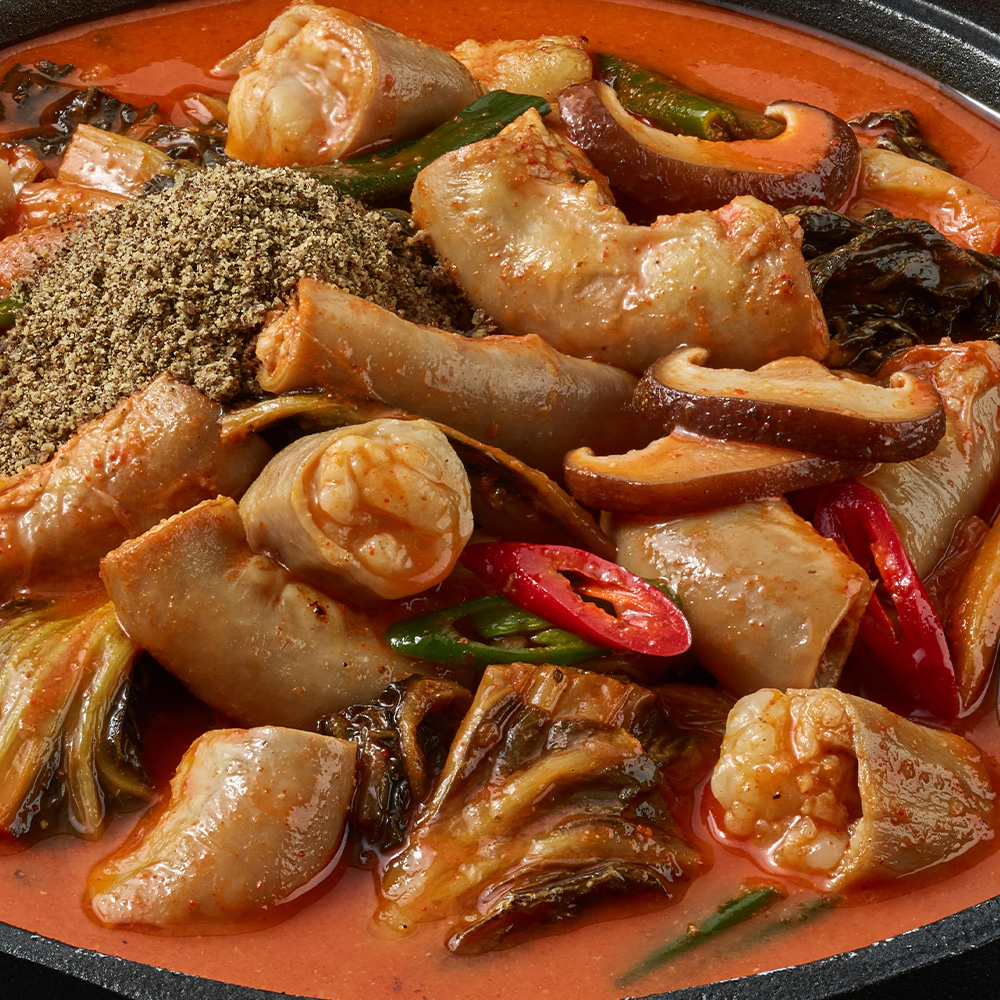 [슈퍼적립] 자연별곡 진하고 푸짐한 얼큰 소곱창전골 1kg +1kg +고기만두 1팩 증정 냉장 캠핑 - 상세 이미지 2