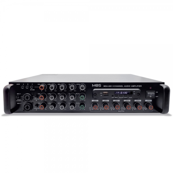 MOS MSA-600 포터블앰프 매장 강의실 식당 카페 USB SD AUX 120Wx6채널 - 상세 이미지 2