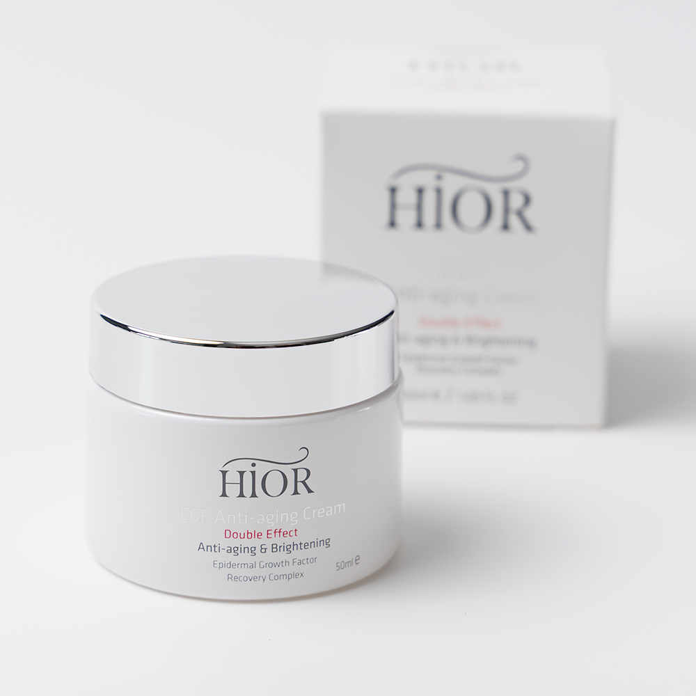 히오르 고순도 EGF 미백 보습 탄력 주름개선 안티에이징 더블이팩터크림 50ml 데일리크림