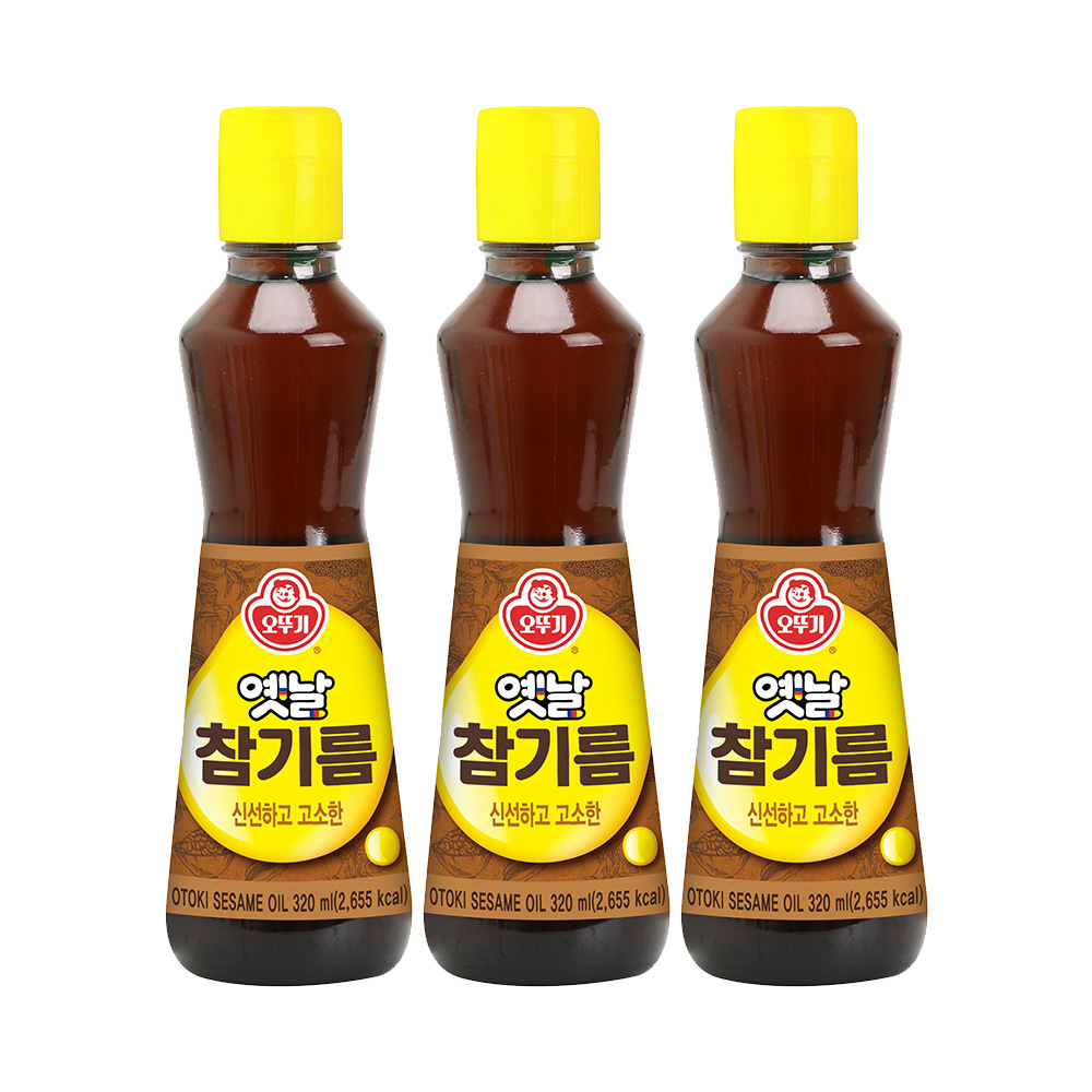 오뚜기 옛날 참기름 320ml, 3개 - 상품 이미지