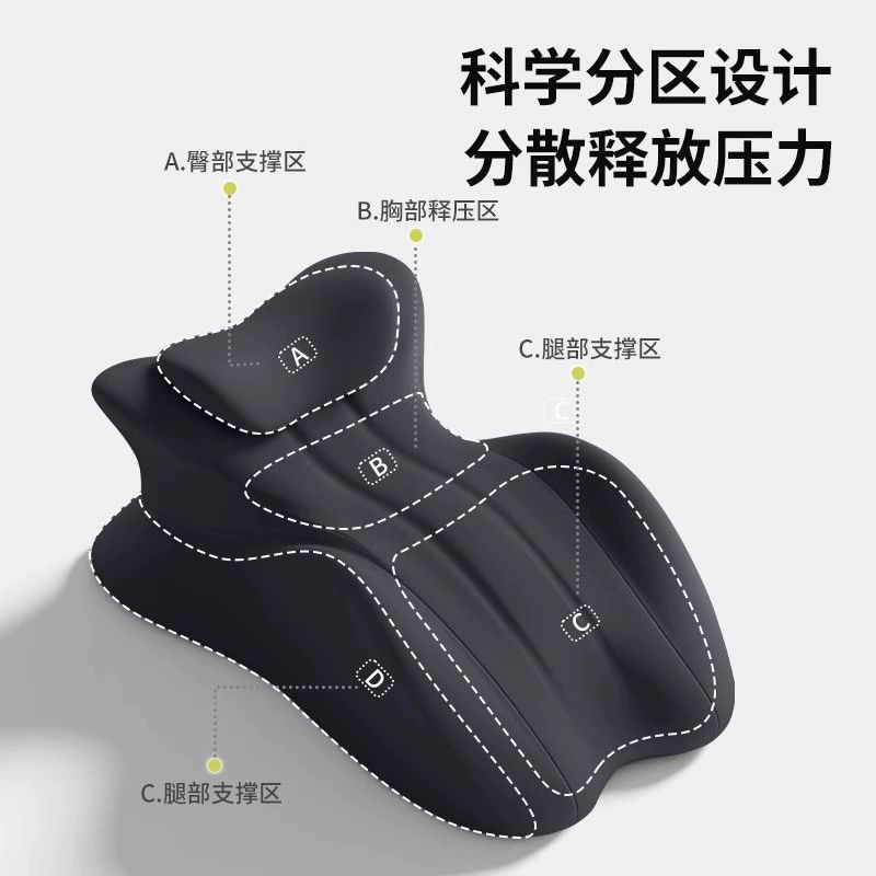 솔비에 엎드리는쿠션 턱받침 엎드리는 책보기 베개 등쿠션 침대쿠션 삼각쿠션 기본형 라이트그레이 - 상세 이미지 3