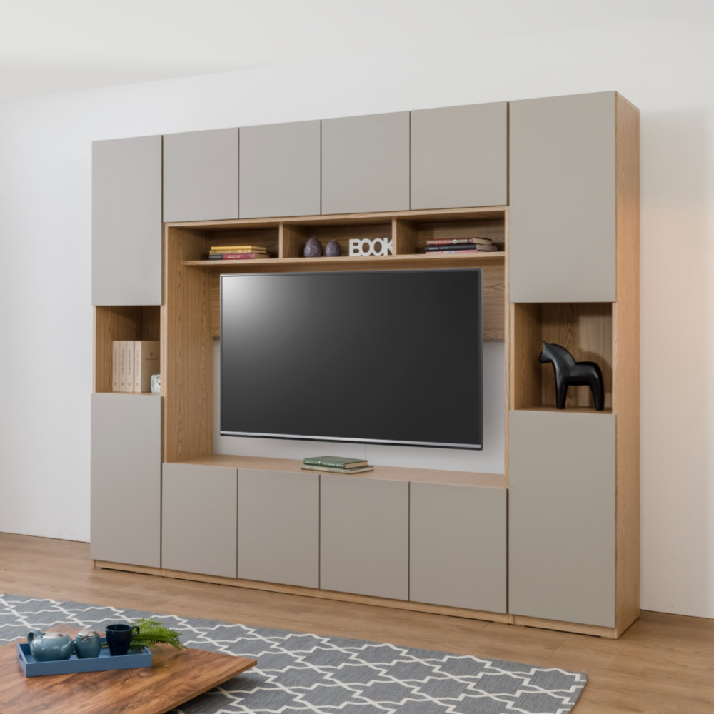 란 2400 월플렉스 시스템 거실장세트 수납장 티비장 장식장 이불장 서재인테리어