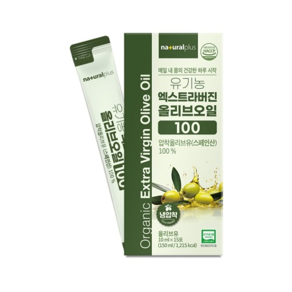 내츄럴플러스 유기농 엑스트라버진 올리브오일 공복 햇 올리브 스틱 15포 150ml, 1개 - 상세 이미지 2