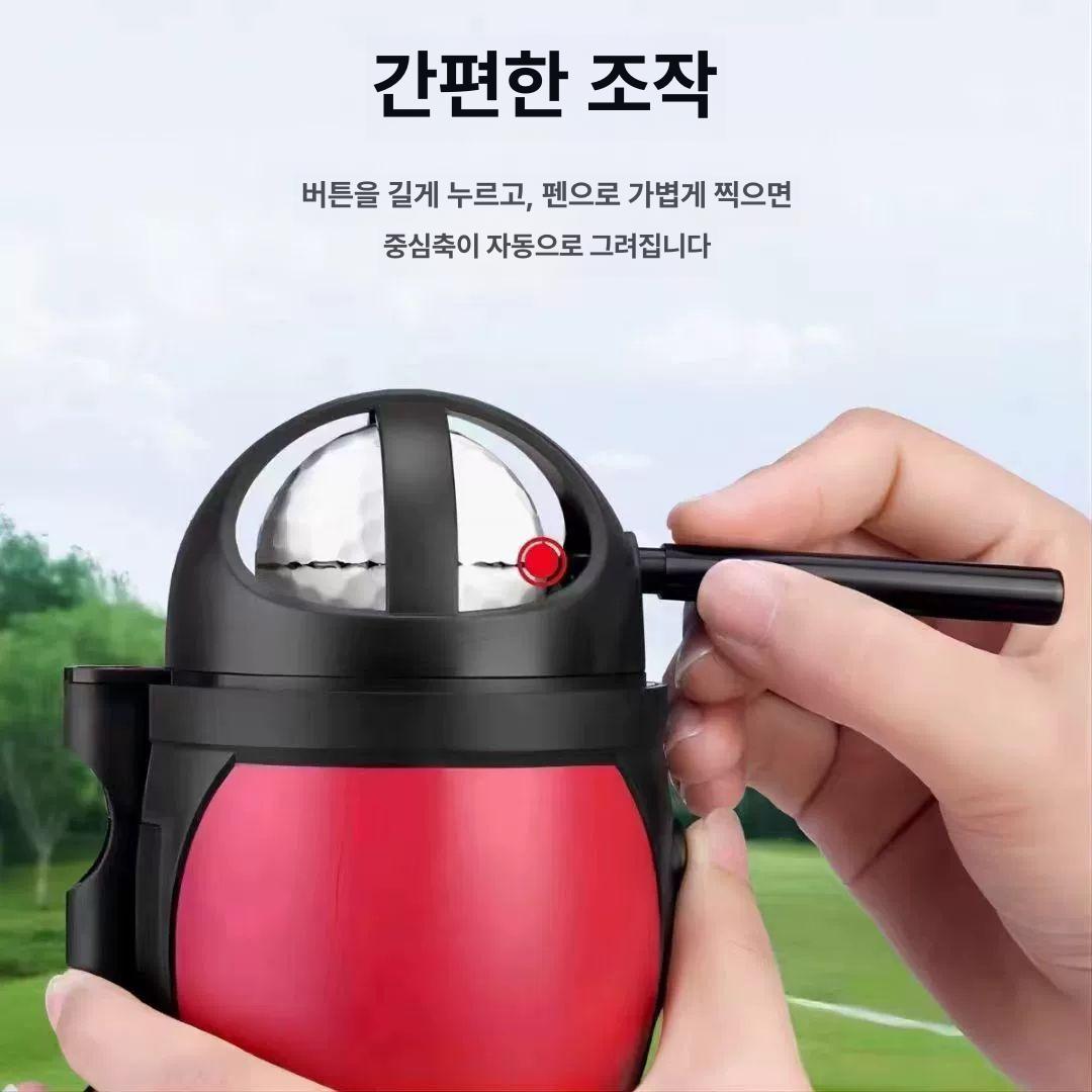 골프 마킹기 골프공 라인 긋는 기계 선 표시 마커와 펜 1개 - 상세 이미지 5
