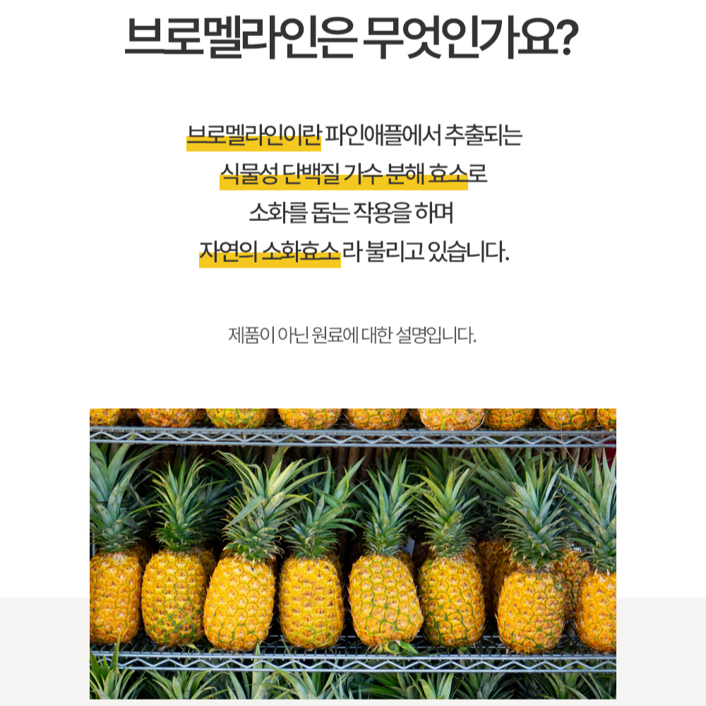 블루멜라인 브로멜라인 퀘르세틴 효능 브로멜 파인애플 효소 효능 케르세틴 효능 - 상세 이미지 5