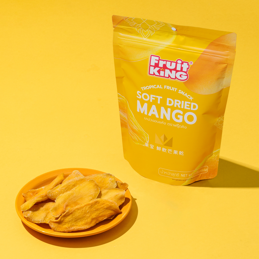 태국 건망고 스낵 말린망고 슬라이스 프루츠킹 Fruit King 125g, 7개 - 상세 이미지 3
