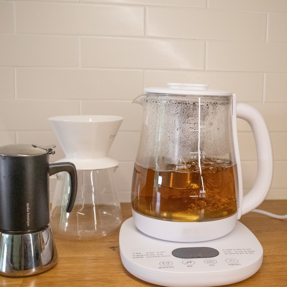 내열유리 커피포트 전기포터 차탕기 분유 티포트 포트기