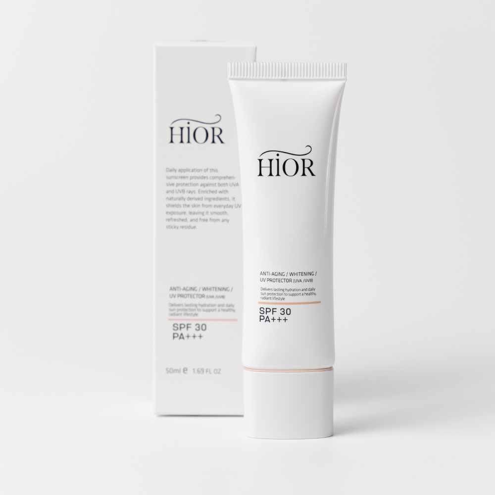 히오르 혼합자차 미백 주름개선 기능성 프로텍터 50ml SPF30 PA+ 데일리선크림 - 상품 이미지