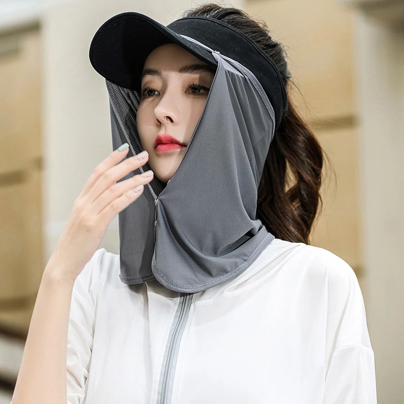 모자 캡 선가드 햇빛가리개 얼굴가리개 탈부착 뒷목 선쉐이드 골프 등산 이미지 6