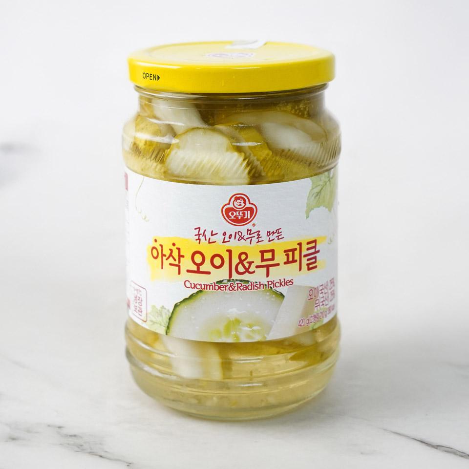 메가마트 오뚜기 아삭 오이 무피클 420g - 상품 이미지