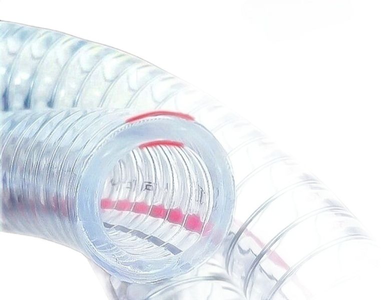 PVC 투명 고온 고압 호스 파이프 와이어 배관 특가 16mm 두께2.3mm50m가격 - 상품 이미지