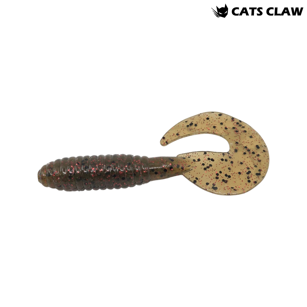 캣츠크로우 씨그럽 우럭웜 광어캐스팅 배스웜 026 워터멜론 레드, 12.7cm(5인치) - 상품 이미지