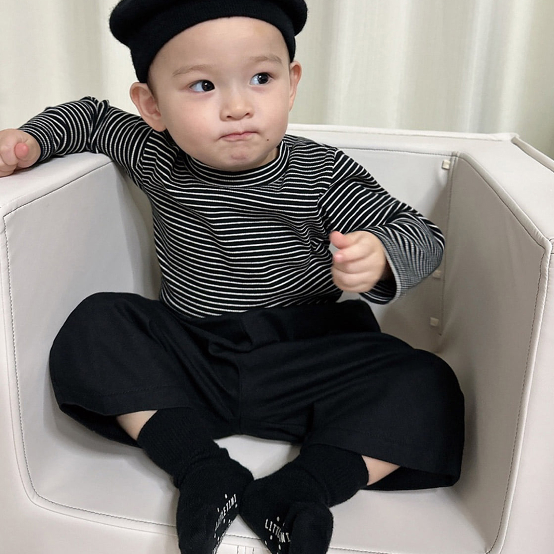 에센셜 플레이 팬츠 아기 유아 면바지 간절기 데일리룩 - 상세 이미지 3