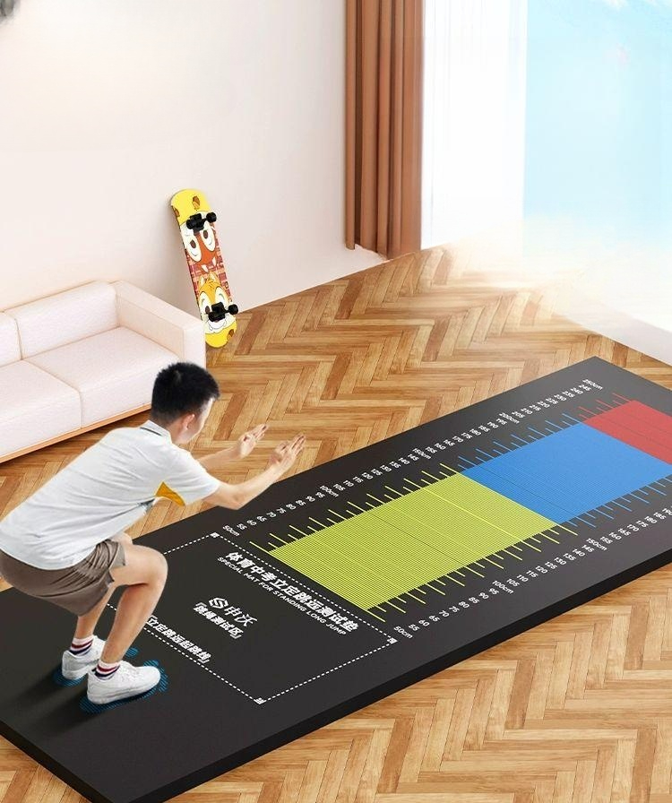 제자리멀리뛰기 매트 체육 멀리뛰기 제멀 실기 제자리 어린이 훈련용 200x50cm B - 상품 이미지