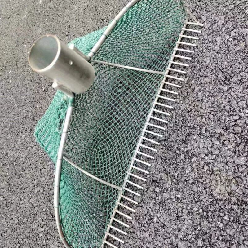 철재 조개 다슬기 채집 뜰채 민물 갯벌체험 바다 발 새우 끌개 백합 투망 철못41cm 4cm - 상품 이미지