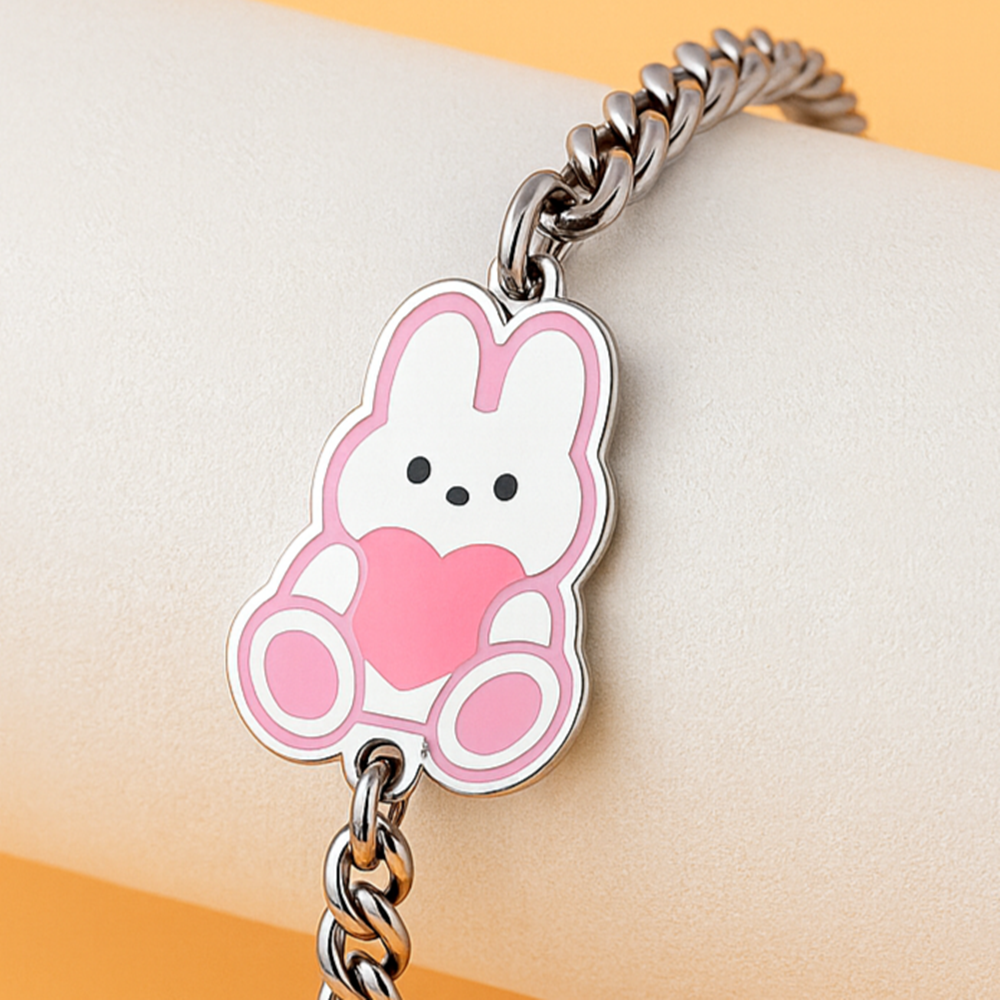 하고미와 하토미 써지컬 미아방지 팔찌 아기 유아 어린이 곰 토끼