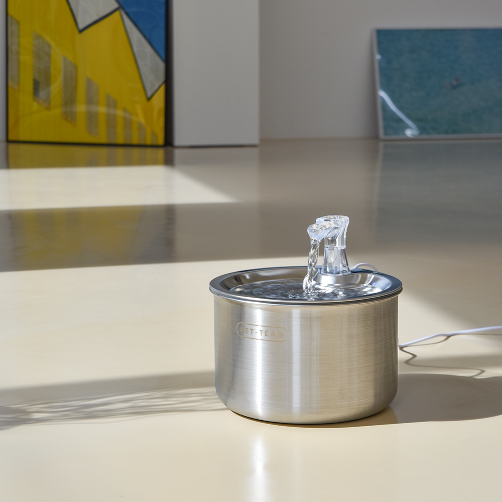 펫팀 고양이 강아지 정수기 스테인리스 반려동물 급수기 음수대