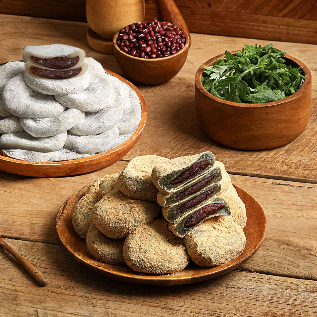 [리타방앗간] 맛을담은 세트 3호 (콩쑥개떡 16개입+옛날찹쌀떡 16개입) - 상세 이미지 3