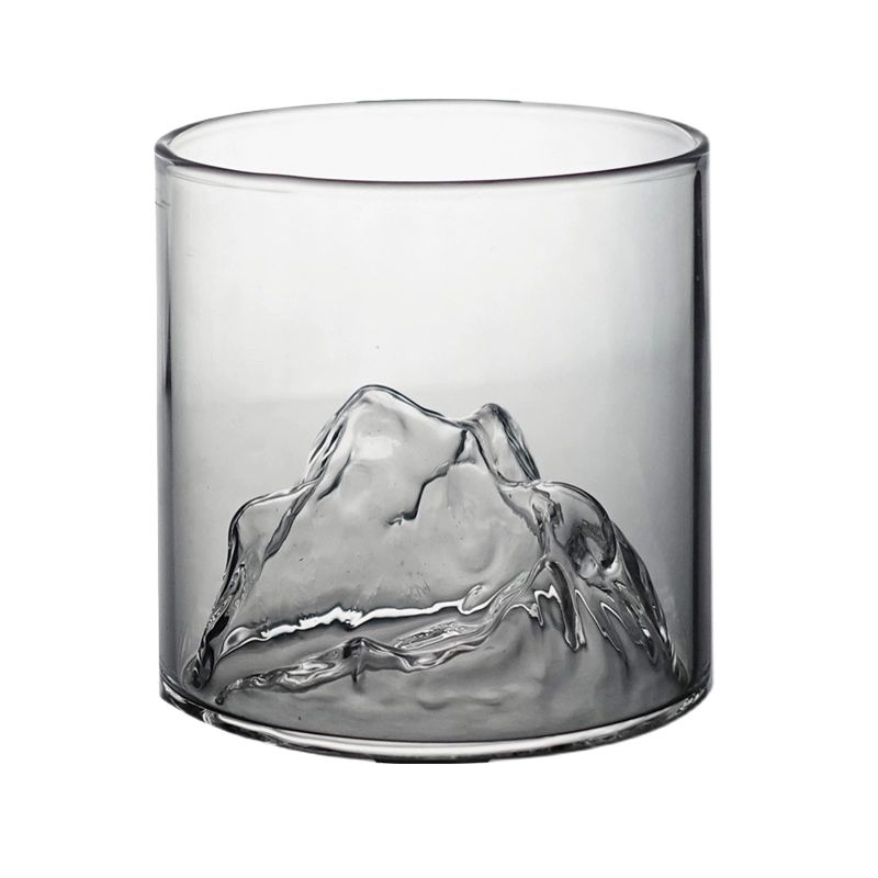 위스키잔 하이볼잔 온더락 맥주잔 산 유리컵 언더락잔 신형 대형 300ML 장산 - 상품 이미지