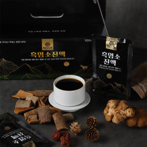 흑씨네고을 해남 흑염소 진액 100ml 120포 고함량 엑기스 흑염소즙 맛있게 먹은 솔직 후기 - 상품 이미지 4