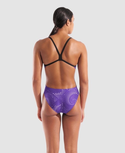 Arena Fireflow Challenge Back One Piece Black/Team Purple, 36 - 상세 이미지 3
