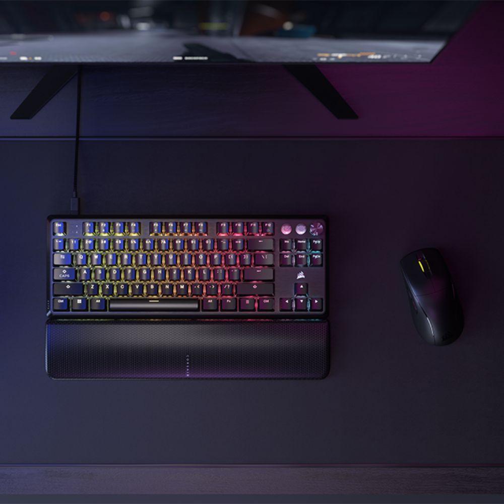 커세어 K70 MGX TKL 자석축 래피드트리거키보드 + M75 Air 무선마우스 블랙 세트 - 메인 이미지
