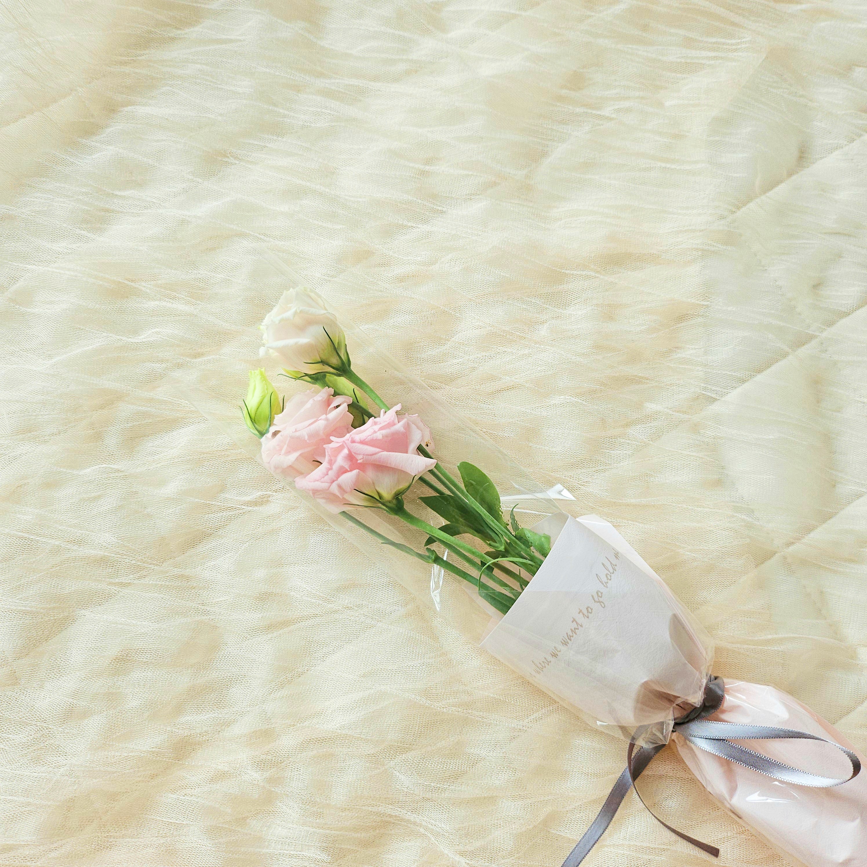 마음꽃히다 생화 한송이 포장 꽃배달싼곳 꽃선물 생화택배 양재꽃시장 장미 카네이션 리시안셔스 - 상세 이미지 3
