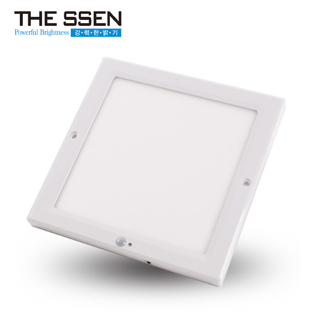 더쎈 LED 슬림엣지 사각센서 25cm(외경사이즈 10인치) 20W - 상품 이미지