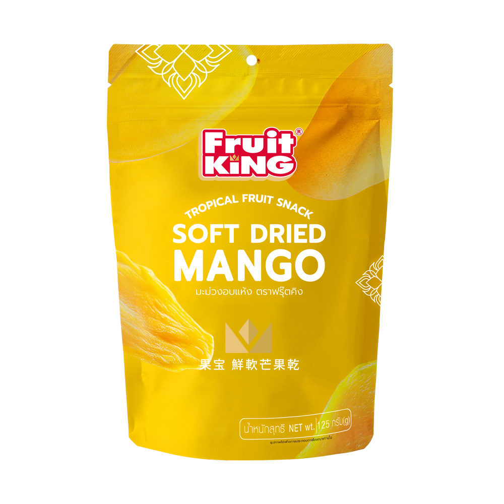 태국 건망고 스낵 말린망고 슬라이스 프루츠킹 Fruit King 125g, 7개 - 상품 이미지