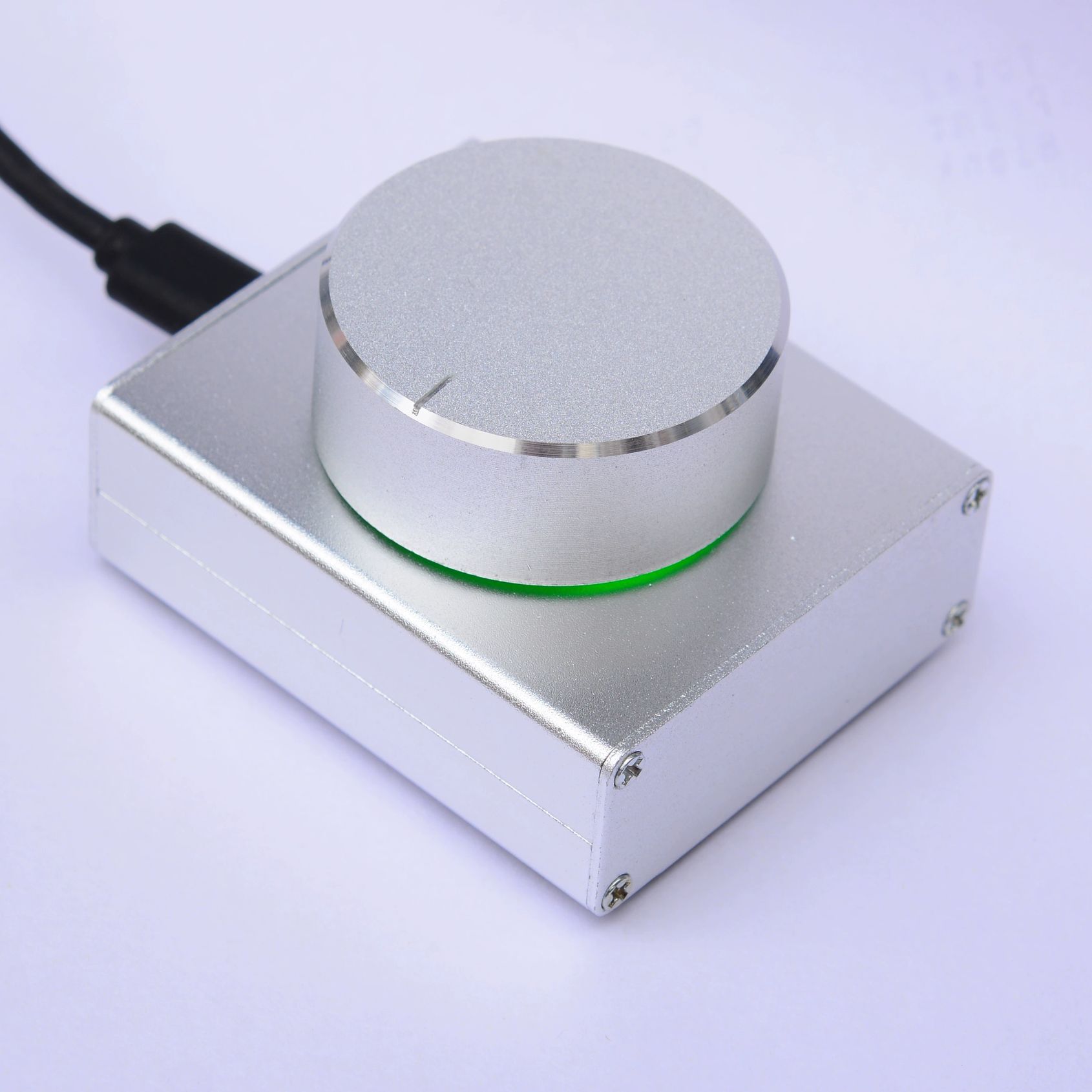 PC 볼륨 조절기 메탈 다기능 외부 조절 컴퓨터 빛나는 USB to Type C 포트 - 상품 이미지