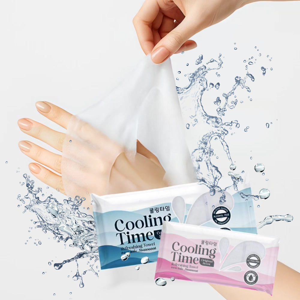 웻타월 물없이 샤워하는 웻타올 여행용 캠핑 야외 환자용 일회용 대형 1매