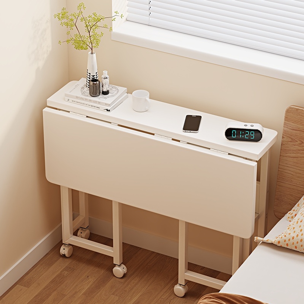 접이식 침대옆 사이드테이블 이동식테이블 보조책상