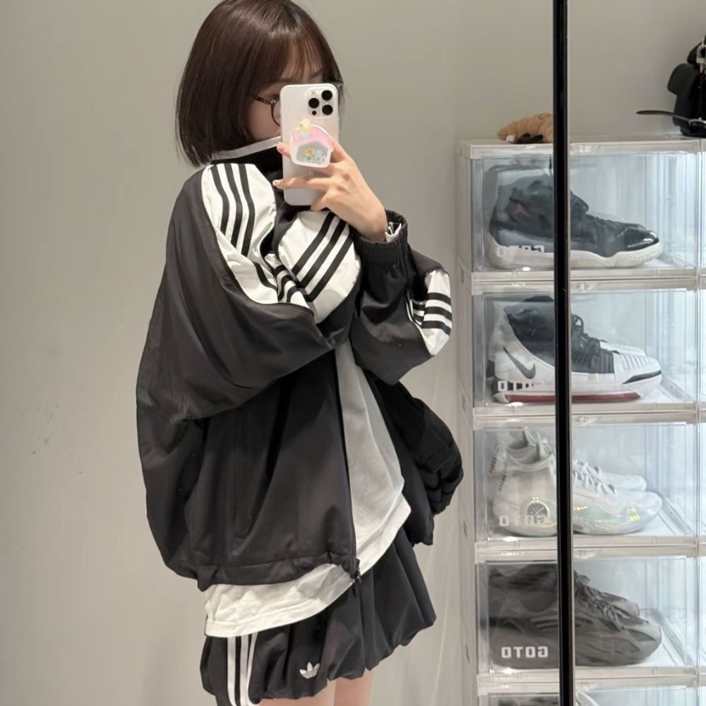 아디다스 오리지널 아딜레움 시즌3 집업 트랙탑 자켓 블랙 JX9204 - 상세 이미지 2