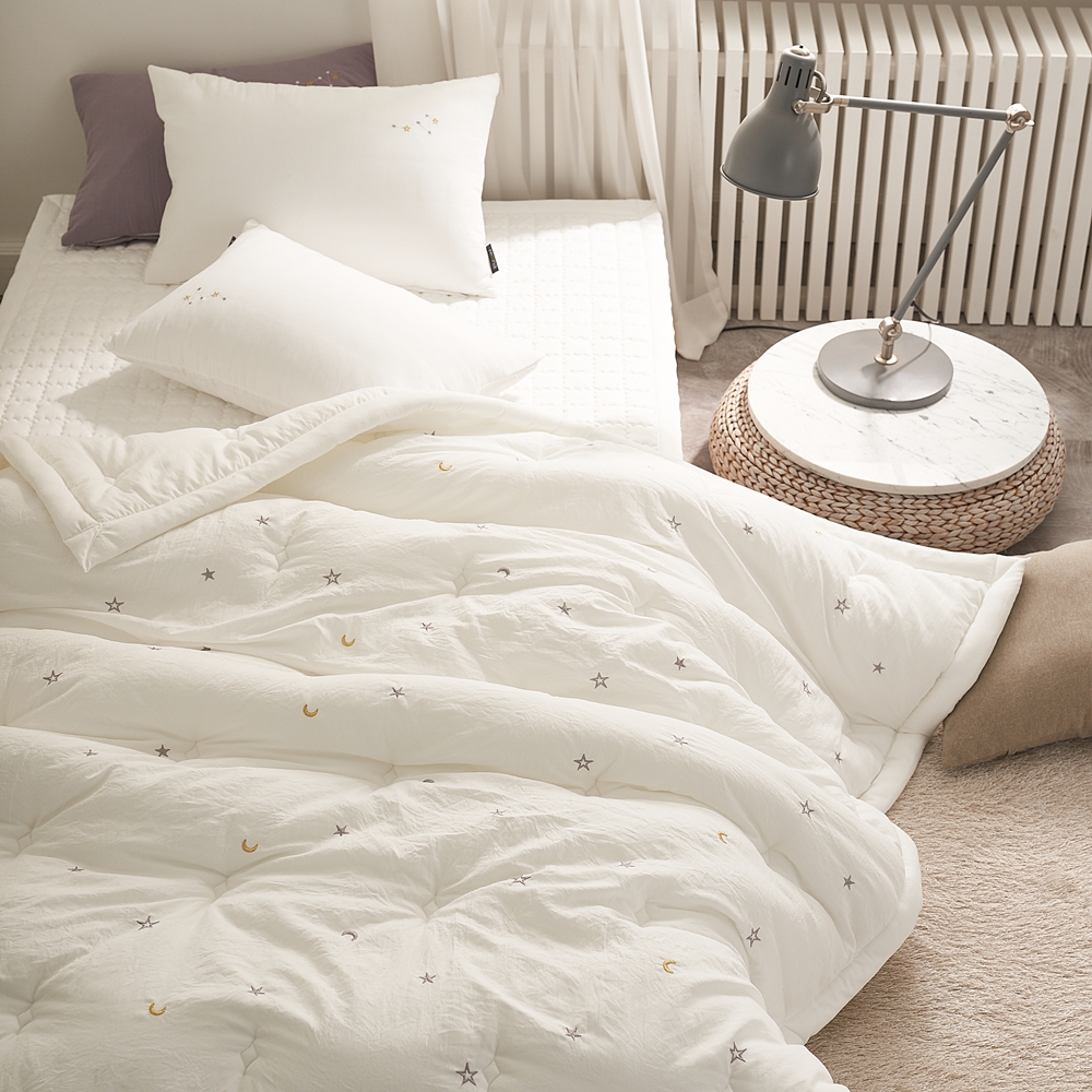 나라데코 소프트 마이크로 이불 부드러운 자수 차렵이불 SS