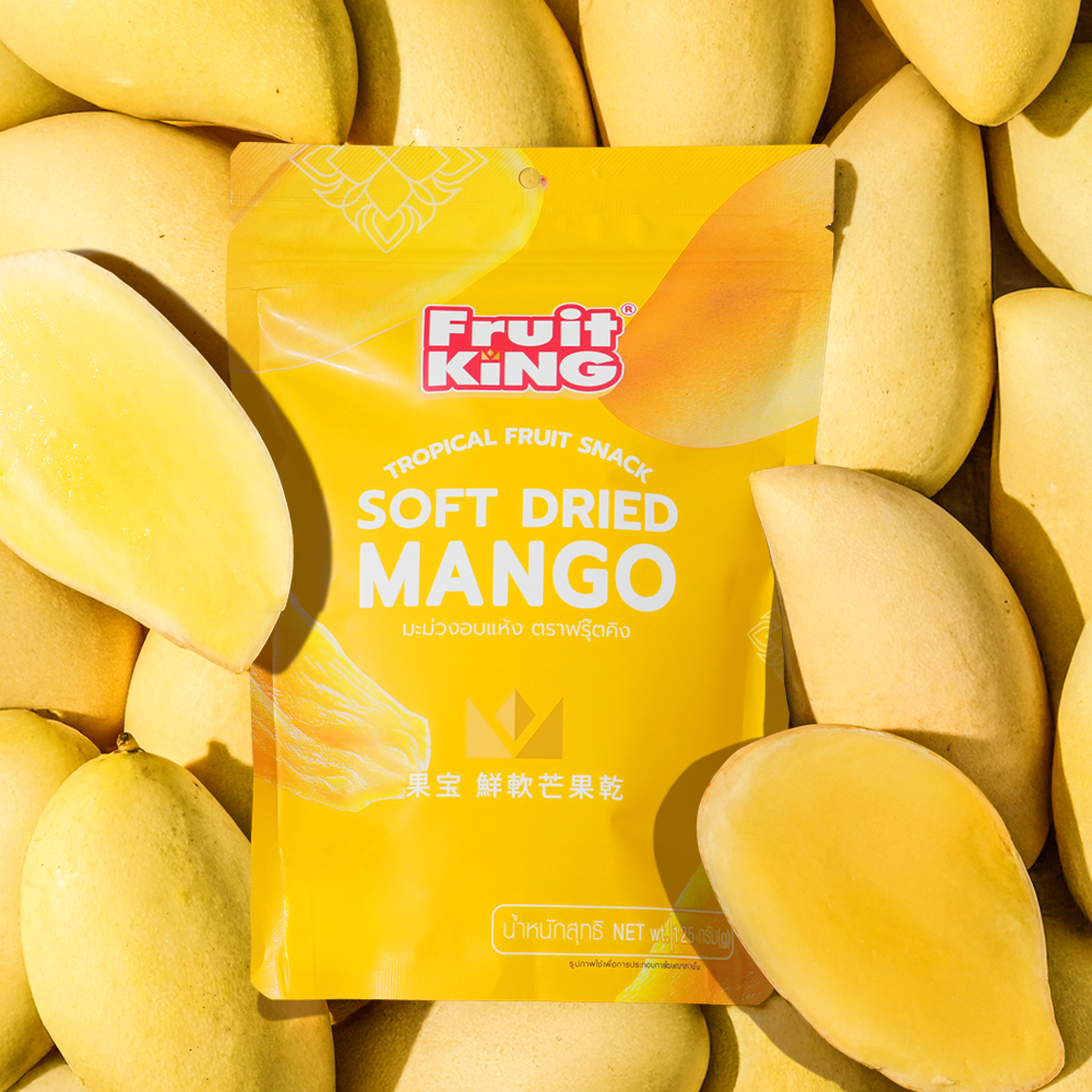 태국 건망고 스낵 말린망고 슬라이스 프루츠킹 Fruit King 125g, 7개 - 상세 이미지 2