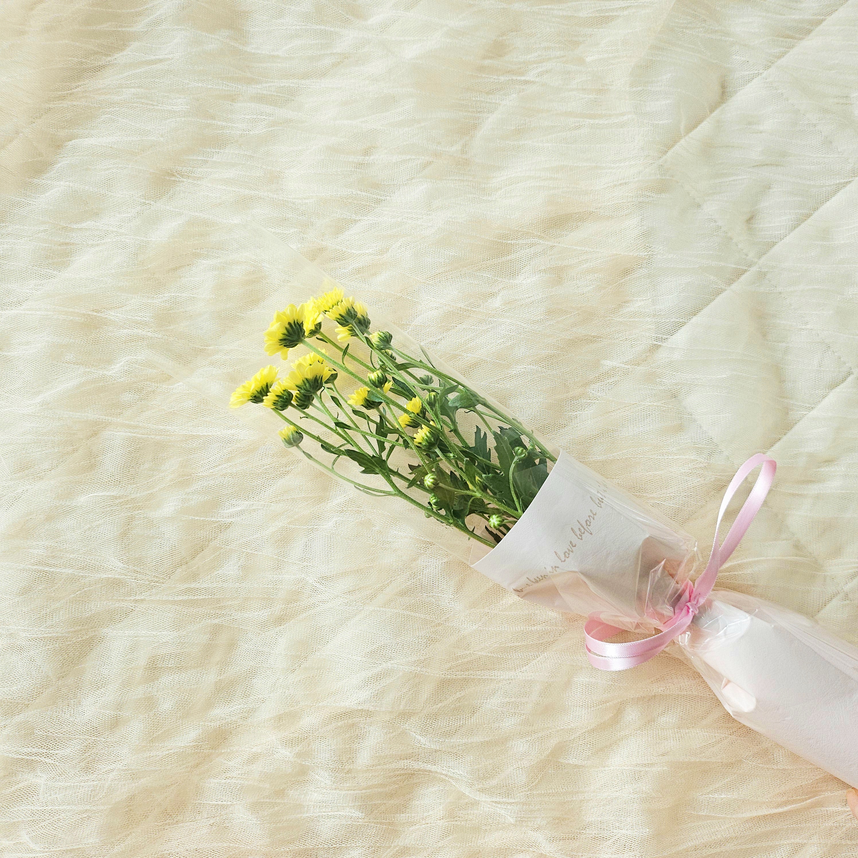 마음꽃히다 생화 한송이 포장 꽃배달싼곳 꽃선물 생화택배 양재꽃시장 장미 카네이션 리시안셔스 - 상세 이미지 4