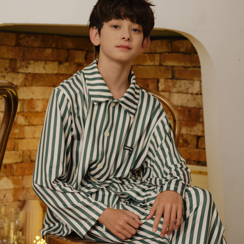 마밤 MSMV 2PACK 피치기모 아동 주니어 잠옷 내의 트래블러ST세트 [5COLORS]