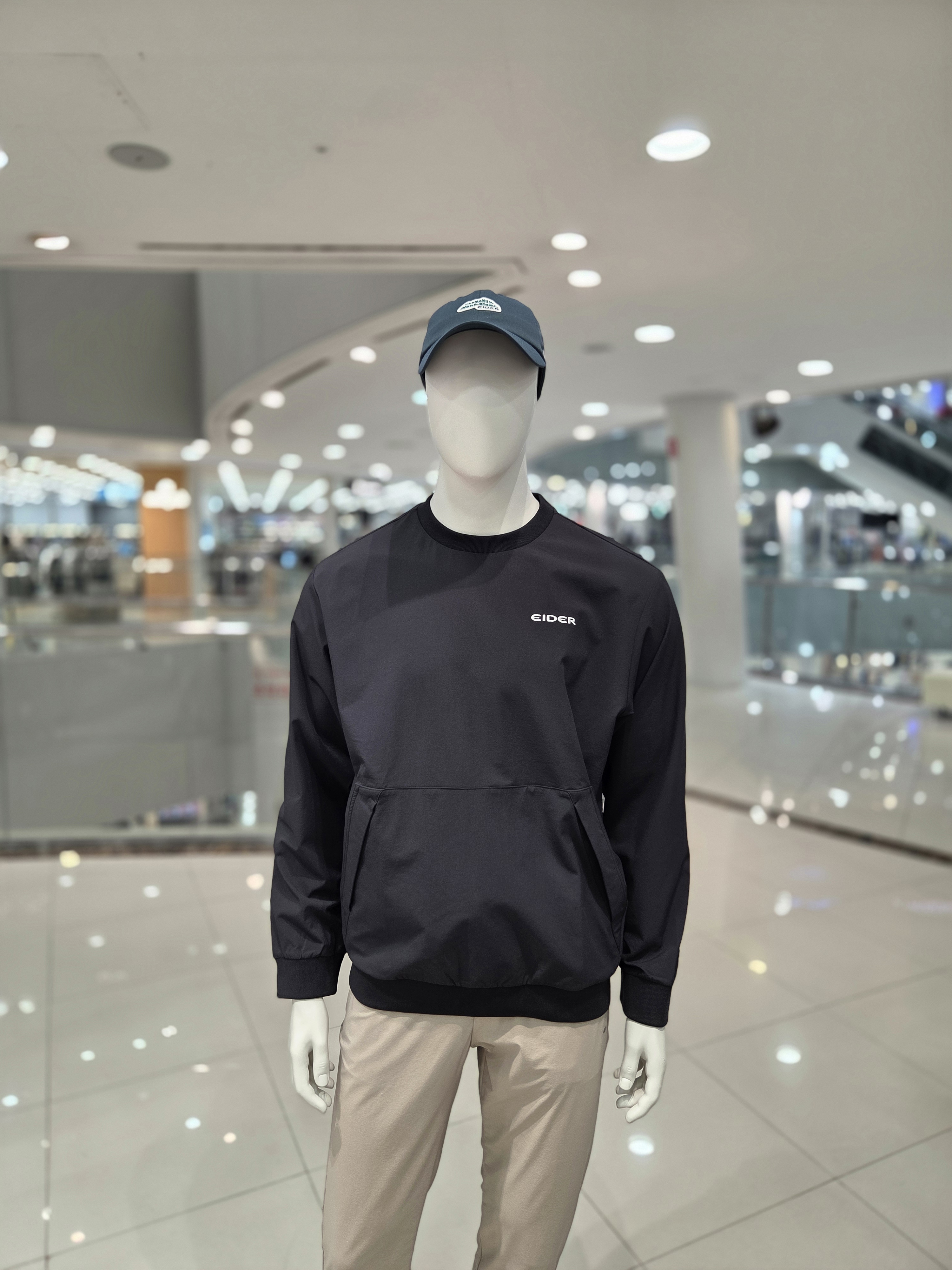 아이더 기능성 가을 라운드티 남성 우븐 MTM 티셔츠 마운트 365 MU24254 - 상품 이미지