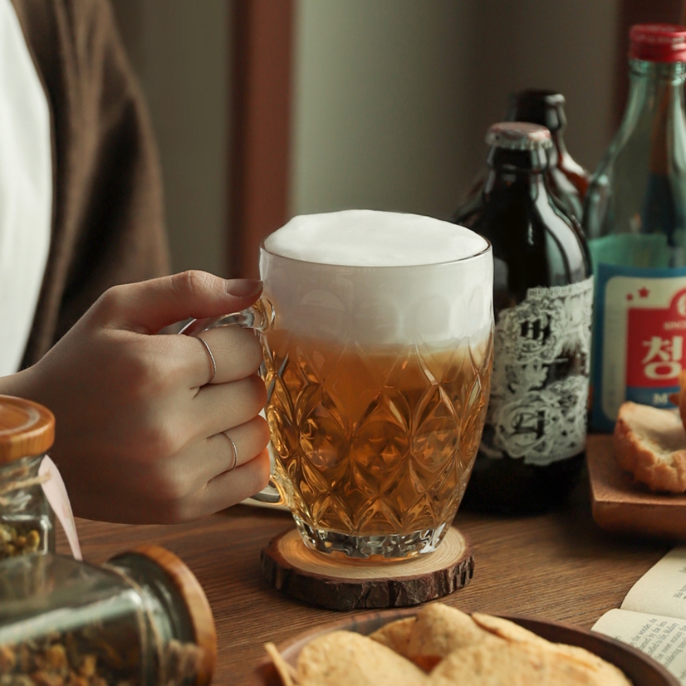 짐빔 하이볼잔 스텔라 삿포로 맥주잔 500ml - 상품 이미지