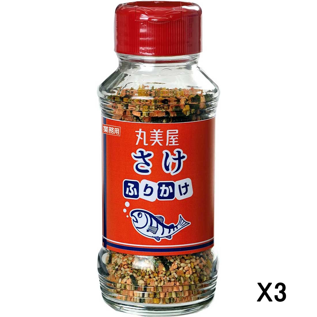 마루미야 식품 업무용 업소용 대용량 후리카케 연어 사케 100g 3개 세트