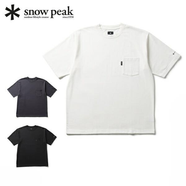 스노우피크 티셔츠 남녀공용 캠핑 데일리웨어 NSD-TS-25AU001