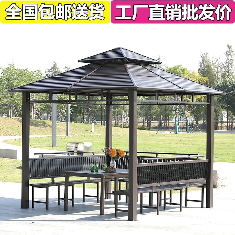 야외정자 조립식 바베큐장 그늘막 오두막 테라스 마당 전원주택 정자 - 상세 이미지 2